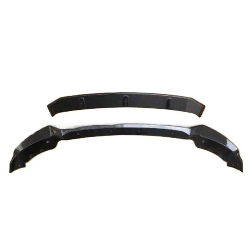 DACOLWZING Echte Kohlefaser Auto Frontlippe Heckstoßstange Diffusor Abdeckung Seitenschweller Spoiler Body Kit Kompatibel for BMW G06 X6 2019 2020 2021 2022(Front Lip) von DACOLWZING