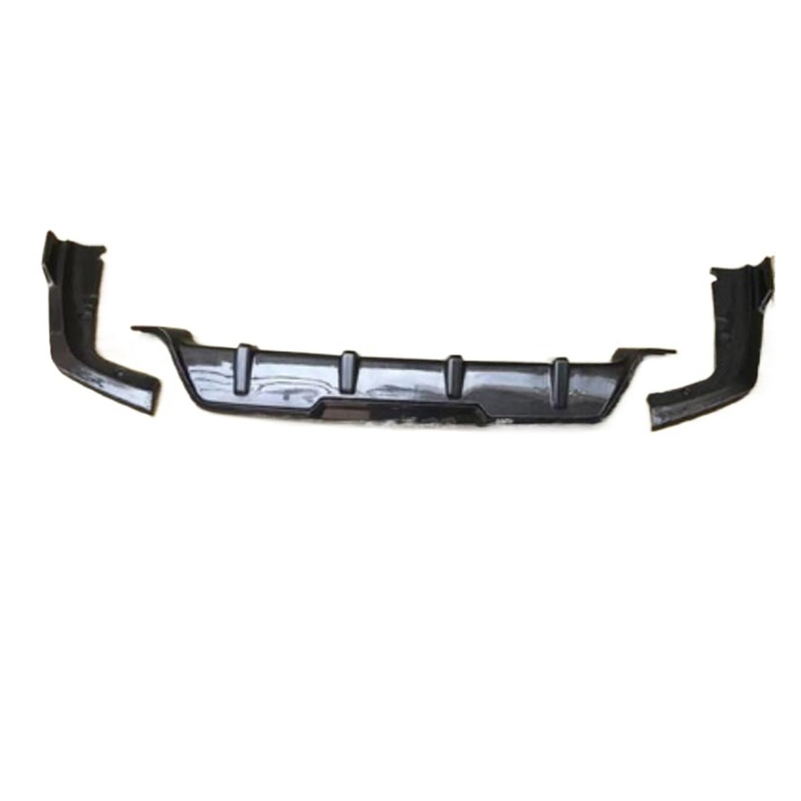 DACOLWZING Echte Kohlefaser Auto Frontlippe Heckstoßstange Diffusor Abdeckung Seitenschweller Spoiler Body Kit Kompatibel for BMW G06 X6 2019 2020 2021 2022(Rear Diffuser) von DACOLWZING