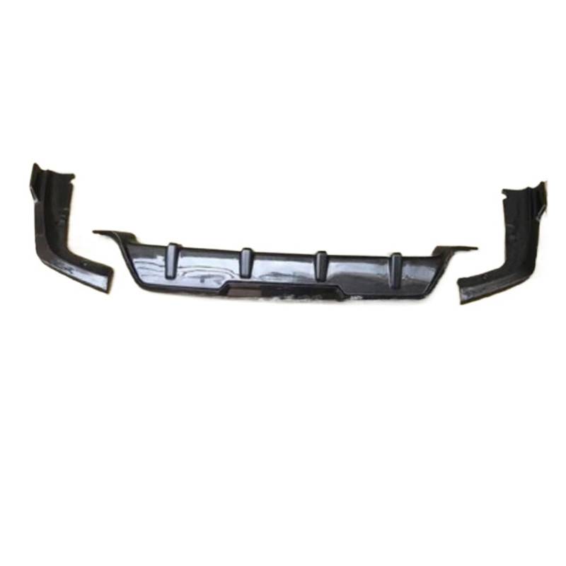 DACOLWZING Echte Kohlefaser Auto Frontlippe Heckstoßstange Diffusor Abdeckung Seitenschweller Spoiler Body Kit Kompatibel for BMW G06 X6 2019 2020 2021 2022(Rear Diffuser) von DACOLWZING