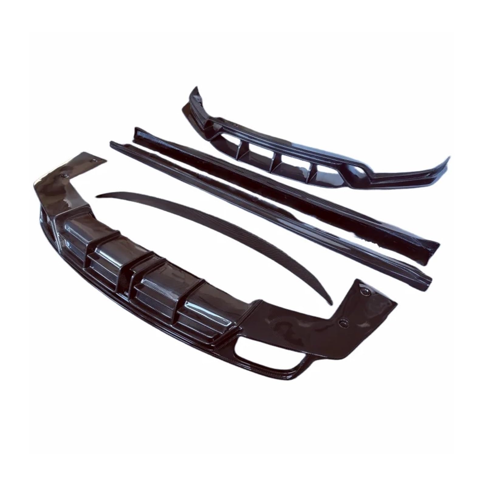DACOLWZING Front Bar Edge Heckdiffusor Seitenschweller Body Kit Kompatibel for Porsche C 9Y0 2019 2020 Carbon Fiber CM Style DACOLWZING Front Bar Edge Heckdiffusor Seitenschweller Body Kit Kompatibel for Porsche C 9Y0 2019 2020 Carbon Fiber CM Style von DACOLWZING