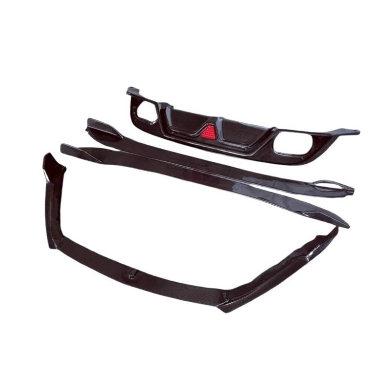 DACOLWZING Front Bar Edge Heckdiffusor Seitenschweller Edge Body Kit Kompatibel for Jaguar F-Type 2015-2017 Carbon von DACOLWZING