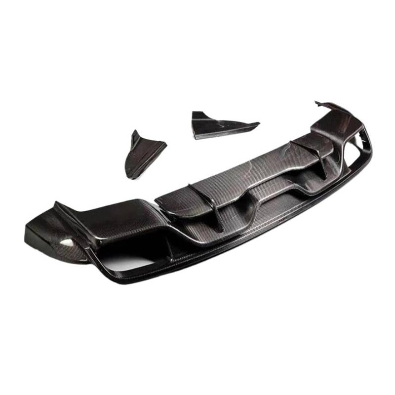 DACOLWZING Front Lip Heckdiffusor Stoßstange Kofferraumspoiler Kompatibel for Porsche -Cayenne Coupe 2018 2019 2020 2021 2022 2023 REAL CARBON FIBER von DACOLWZING