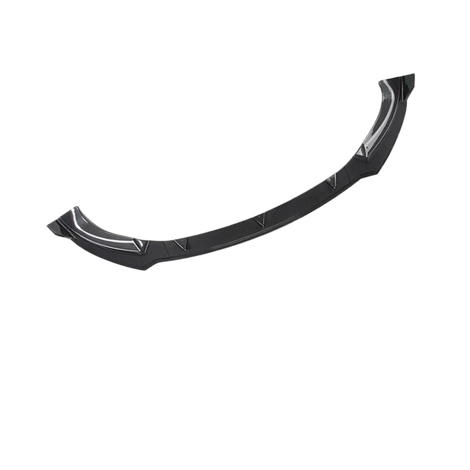 DACOLWZING Front Lip Stoßstange Kinn Diffusor Kompatibel for Tesla Modell Y 2020-2024 Modell 3 Highland Body Kit Front Spoiler Zubehör(Y Glossy Carbon) von DACOLWZING