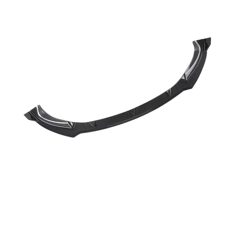 DACOLWZING Front Lip Stoßstange Kinn Diffusor Kompatibel for Tesla Modell Y 2020-2024 Modell 3 Highland Body Kit Front Spoiler Zubehör(Y Glossy Carbon) von DACOLWZING