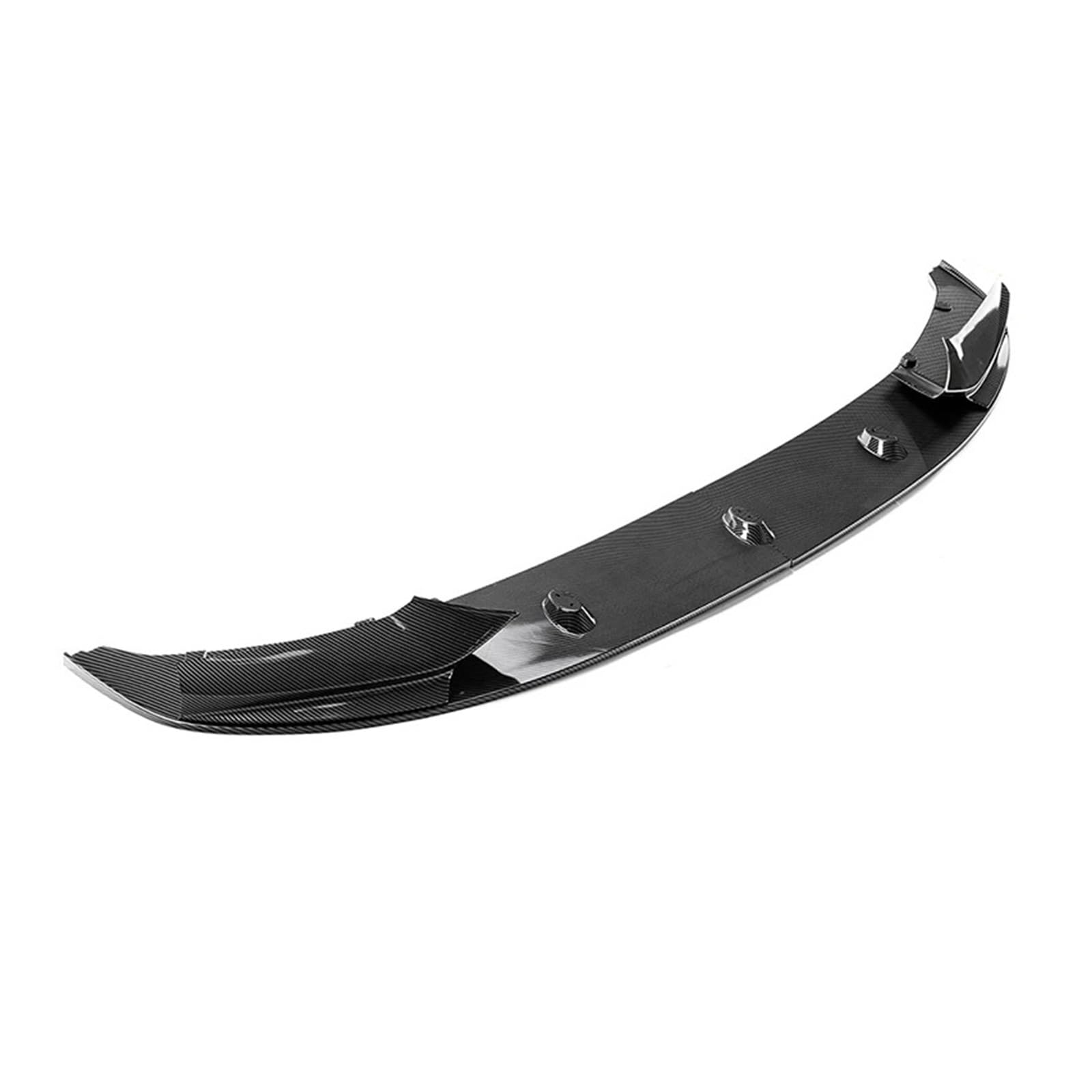 DACOLWZING Front Lower Bumper Splitter Protector Lip Spoiler Diffusor Schutz Kompatibel for BMW 5 Series F10 535i 528i 2011-2016 Zubehör(Carbon Fiber Look) von DACOLWZING
