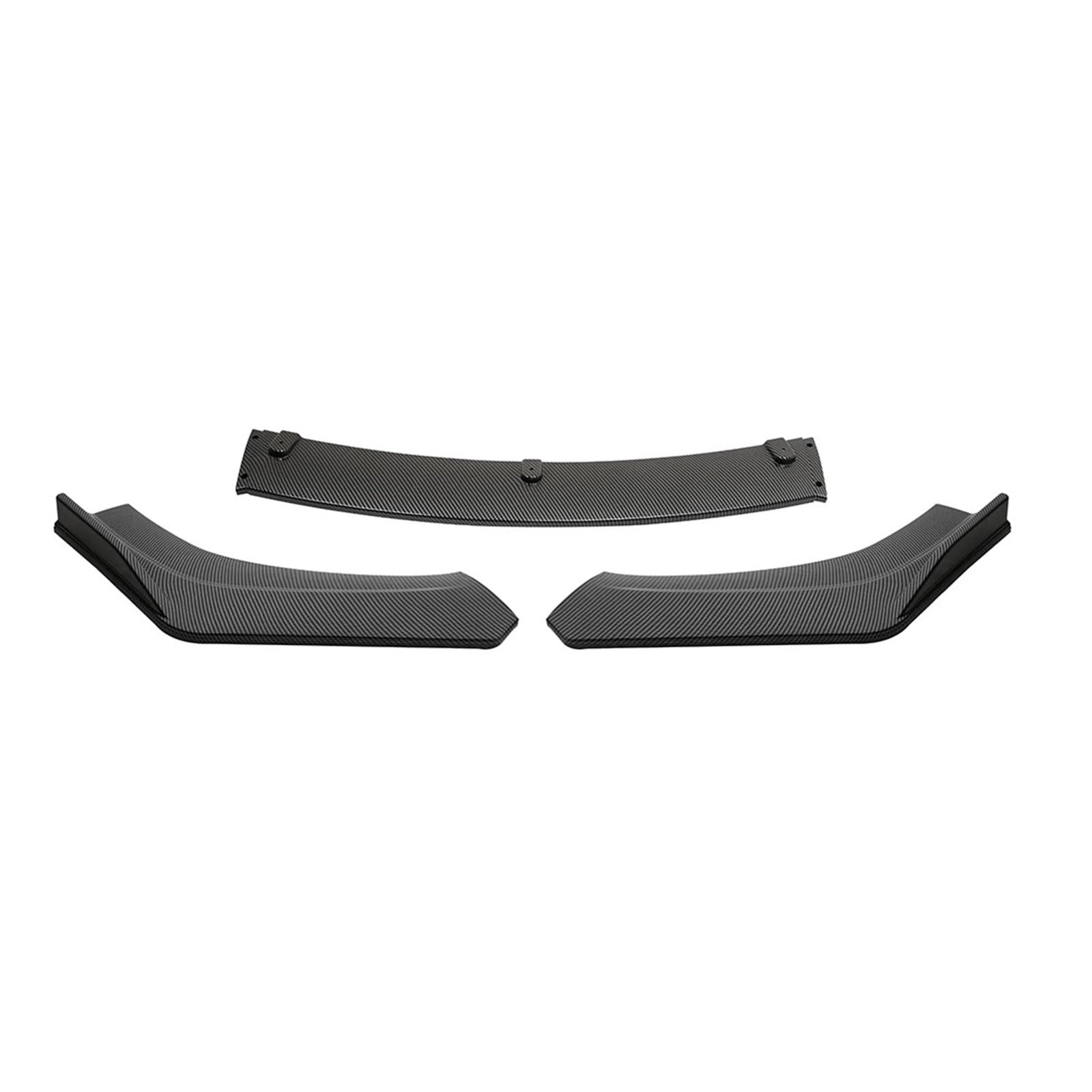 DACOLWZING Front Splitter Stoßstange Lippe Kinn Spoiler Körper Kit Kompatibel for MAZDA 3 323 MX-5 CX-5 929 626 Diffusor Lip Trim Schutz Air Dam(Carbon Fiber) von DACOLWZING