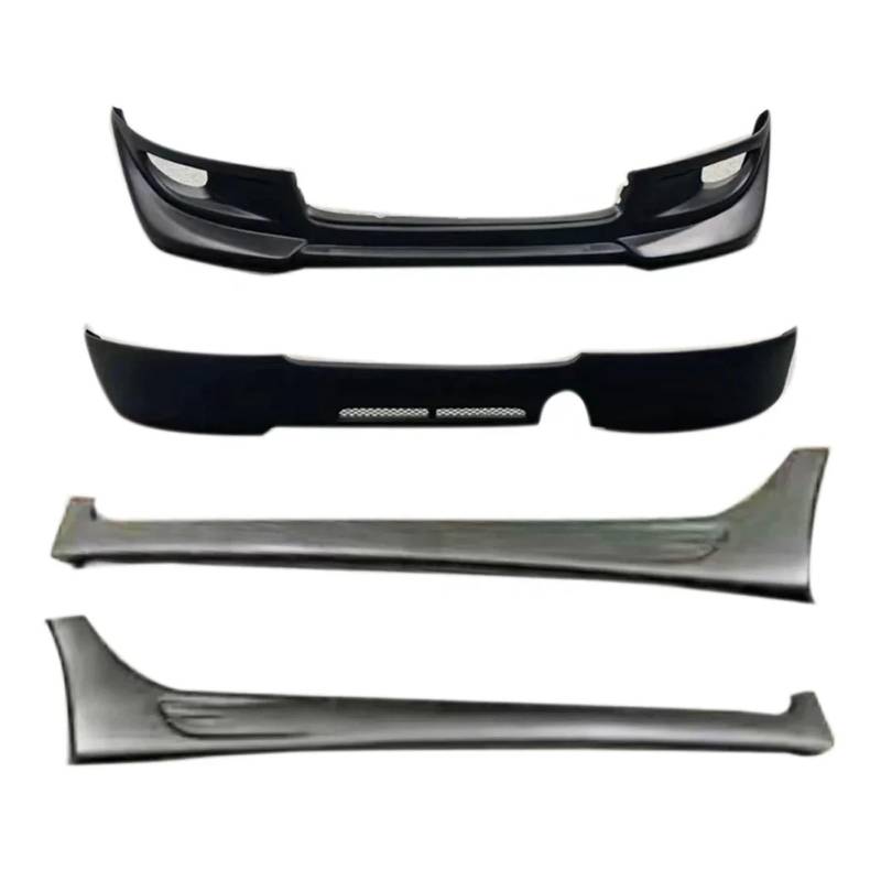 DACOLWZING Frontlippe, Autostoßstange, Hecklippe, Seitenschweller, Karosserie-Kit, kompatibel mit Toyotas -Yaris 2008 2009 2010 2011, ABS-Kunststoff von DACOLWZING