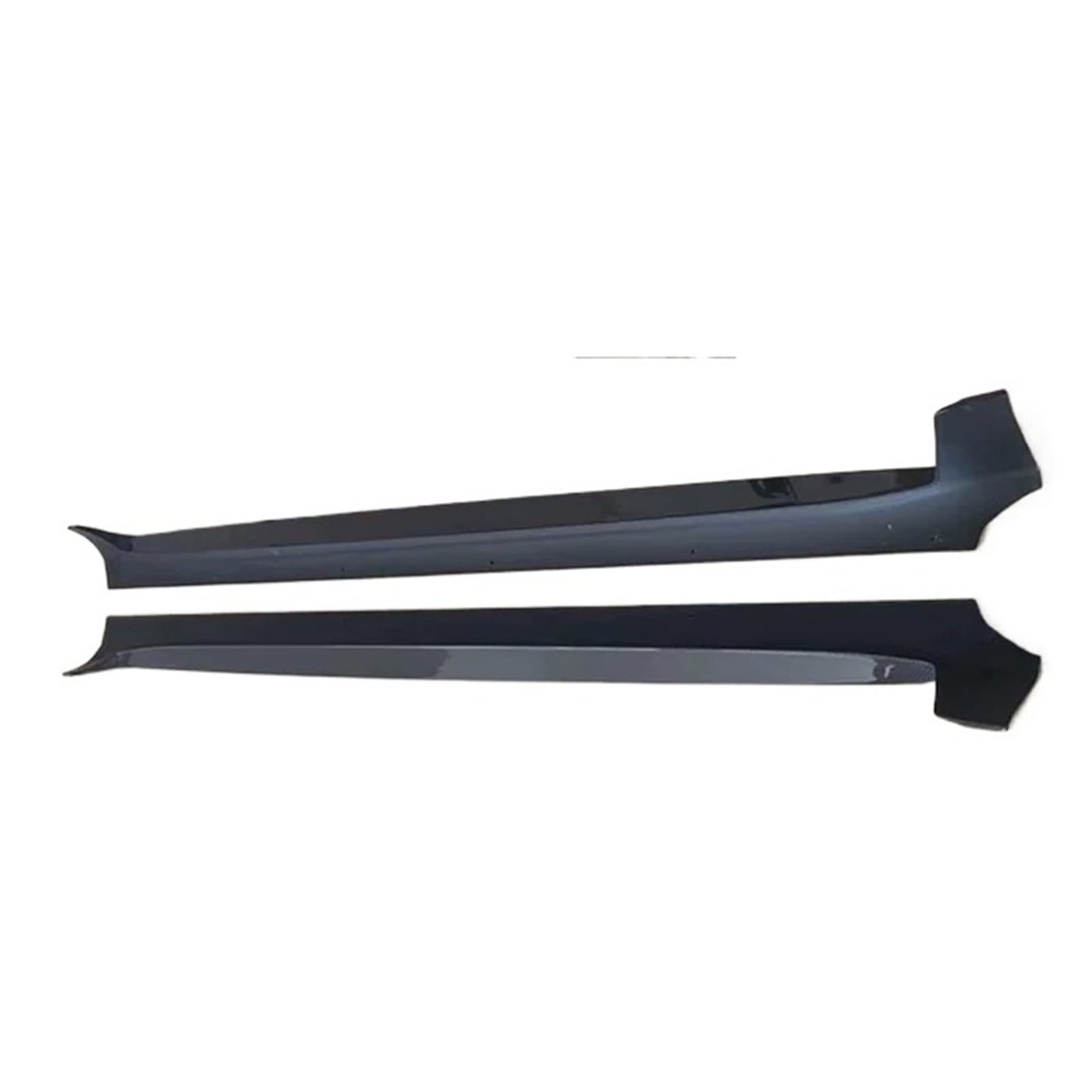 DACOLWZING Frontlippe, Heckdiffusor, Stoßstangenkörper, Seitenschweller, Spoiler, echte Kohlefaser, kompatibel mit Tesla -Modell 3 2017-2022, RZ-Stil-Kit(Side Skirts) von DACOLWZING