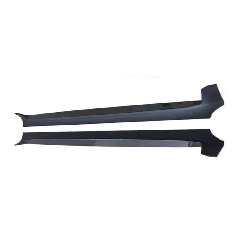 DACOLWZING Frontlippe, Heckdiffusor, Stoßstangenkörper, Seitenschweller, Spoiler, echte Kohlefaser, kompatibel mit Tesla -Modell 3 2017-2022, RZ-Stil-Kit(Side Skirts) von DACOLWZING
