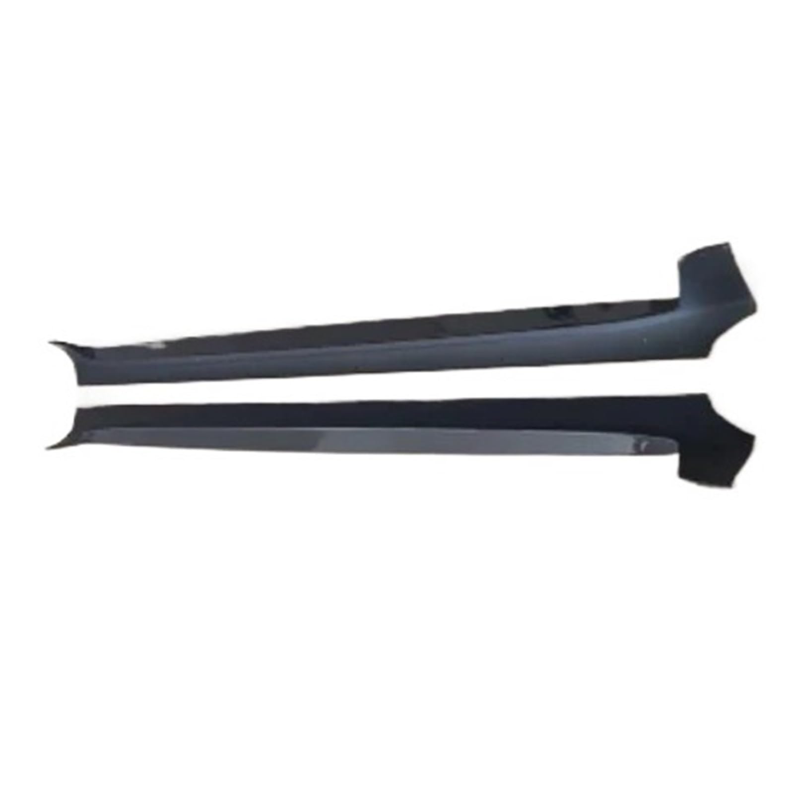 DACOLWZING Frontlippe, Heckdiffusor, Stoßstangenkörper, Seitenschweller, Spoiler, kompatibel mit Tesla – Modell 3 2017–2022, RZ-Stil-Kit, echte Kohlefaser(Side Skirts) von DACOLWZING