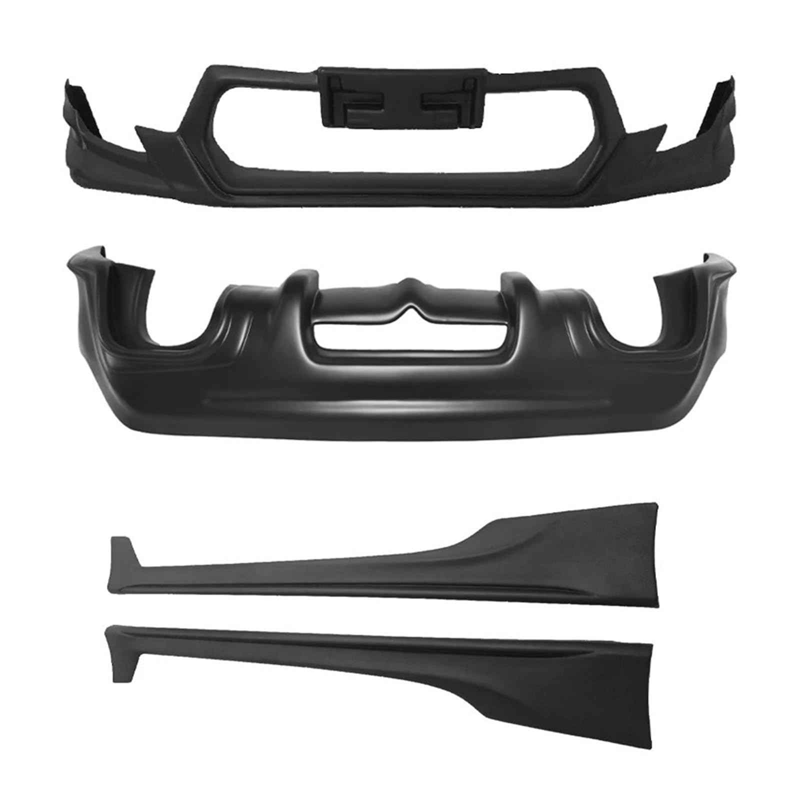 DACOLWZING Frontlippe, Hecklippe, Seitenschweller, Karosserie-Kit, Diffusor, Spoiler, Außenzubehör, Autoteile, kompatibel mit Toyota GT86 2013–2016, schwarz grundiert DACOLWZING Frontlippe, Hecklippe, Seitenschweller, Karosserie-Kit, Diffusor, Spoiler, Außenzubehör, Autoteile, kompatibel mit Toyota GT86 2013–2016, schwarz grundiert von DACOLWZING
