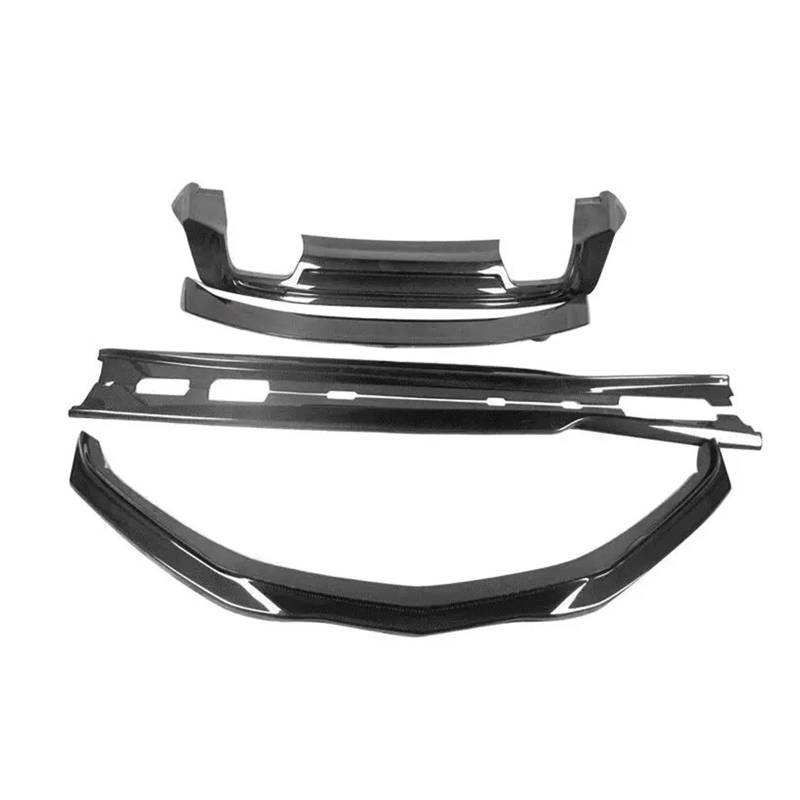 DACOLWZING Frontlippe, Heckstoßstangen-Diffusorabdeckung, Kofferraumspoiler, Seitenschweller-Kit, kompatibel mit Camaro 2016–2021, echte Kohlefaser(ALL SET) von DACOLWZING