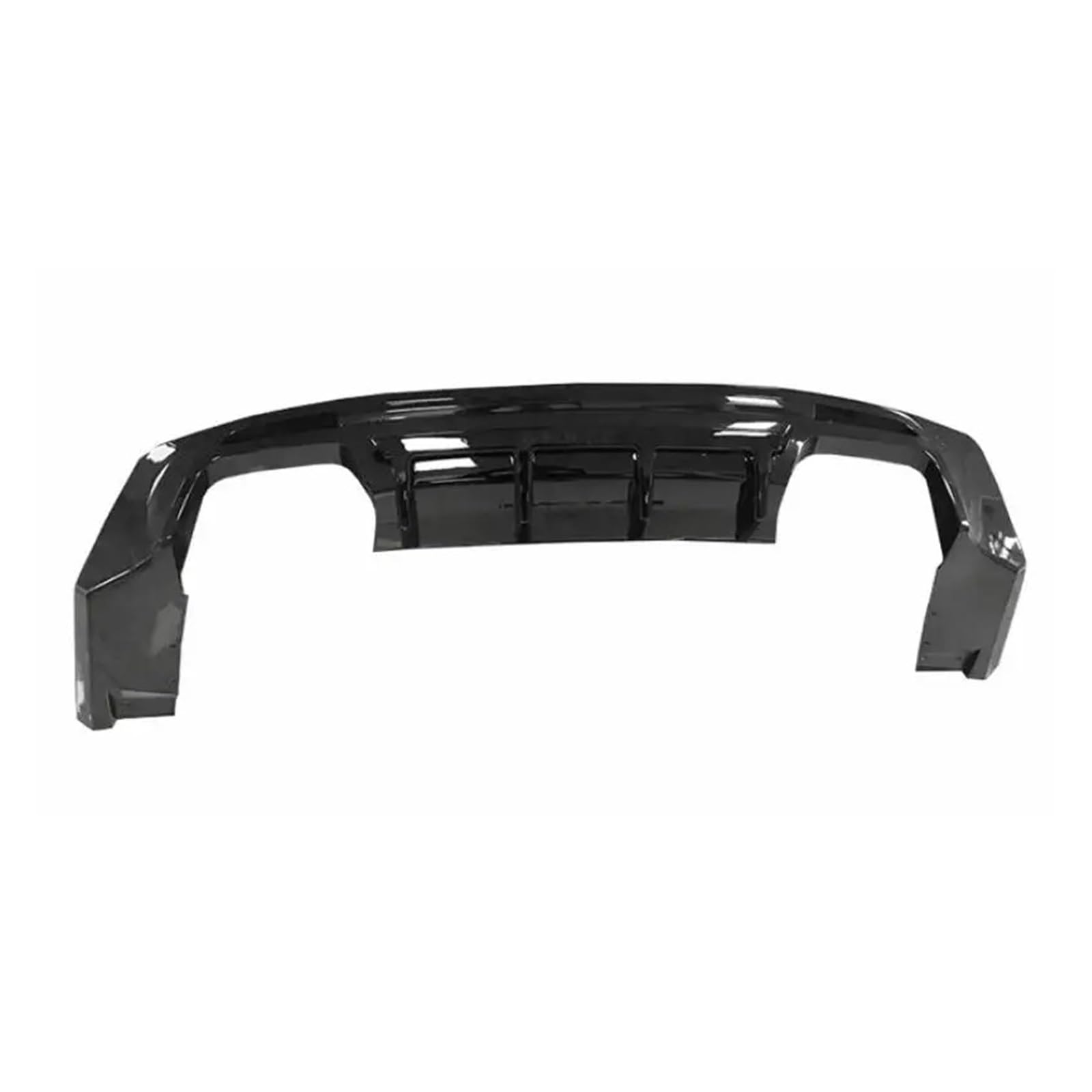 DACOLWZING Frontlippe, Heckstoßstangen-Diffusorabdeckung, Kofferraumspoiler, Seitenschweller-Kit, kompatibel mit Camaro 2016–2021, echte Kohlefaser(Rear Diffuser) von DACOLWZING