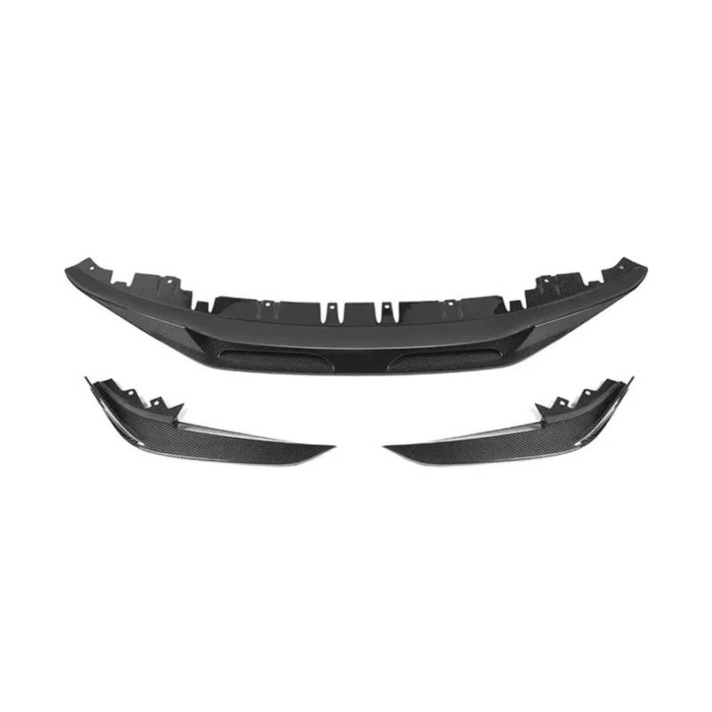 DACOLWZING Frontlippe Air Knife Heckdiffusor Seitenschweller Spoiler Body Kit Kompatibel for BMW 4er G26 4-Türer 2021-IN Echte trockene Kohlefaser(Front Lip) von DACOLWZING