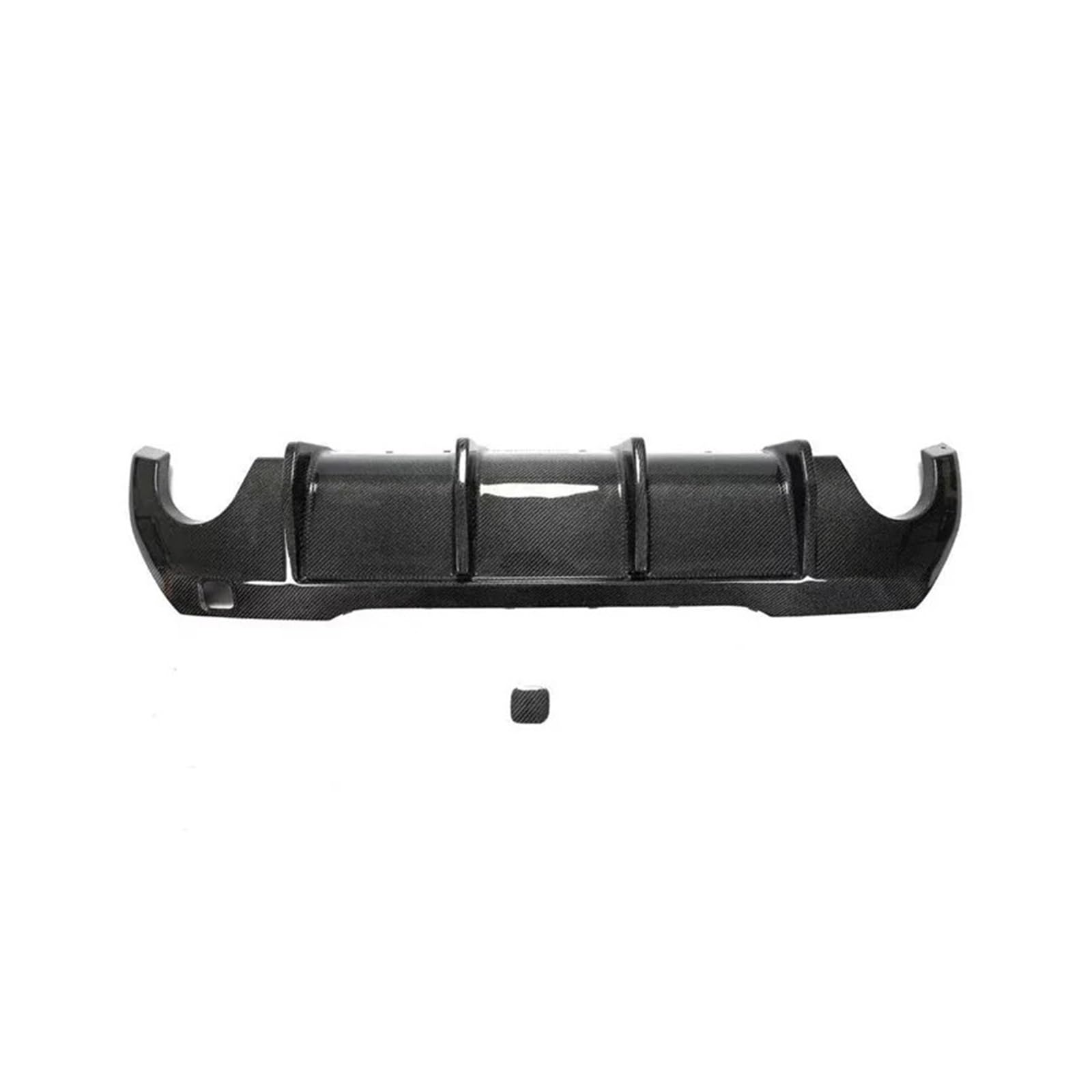 DACOLWZING Frontlippe Heckdiffusor Stoßstange Seitenschweller Spoiler Body Kit Kompatibel for BMW 1er F40 2019 2020 2021 2022 Echtkohlefaser(Rear Diffuser) von DACOLWZING