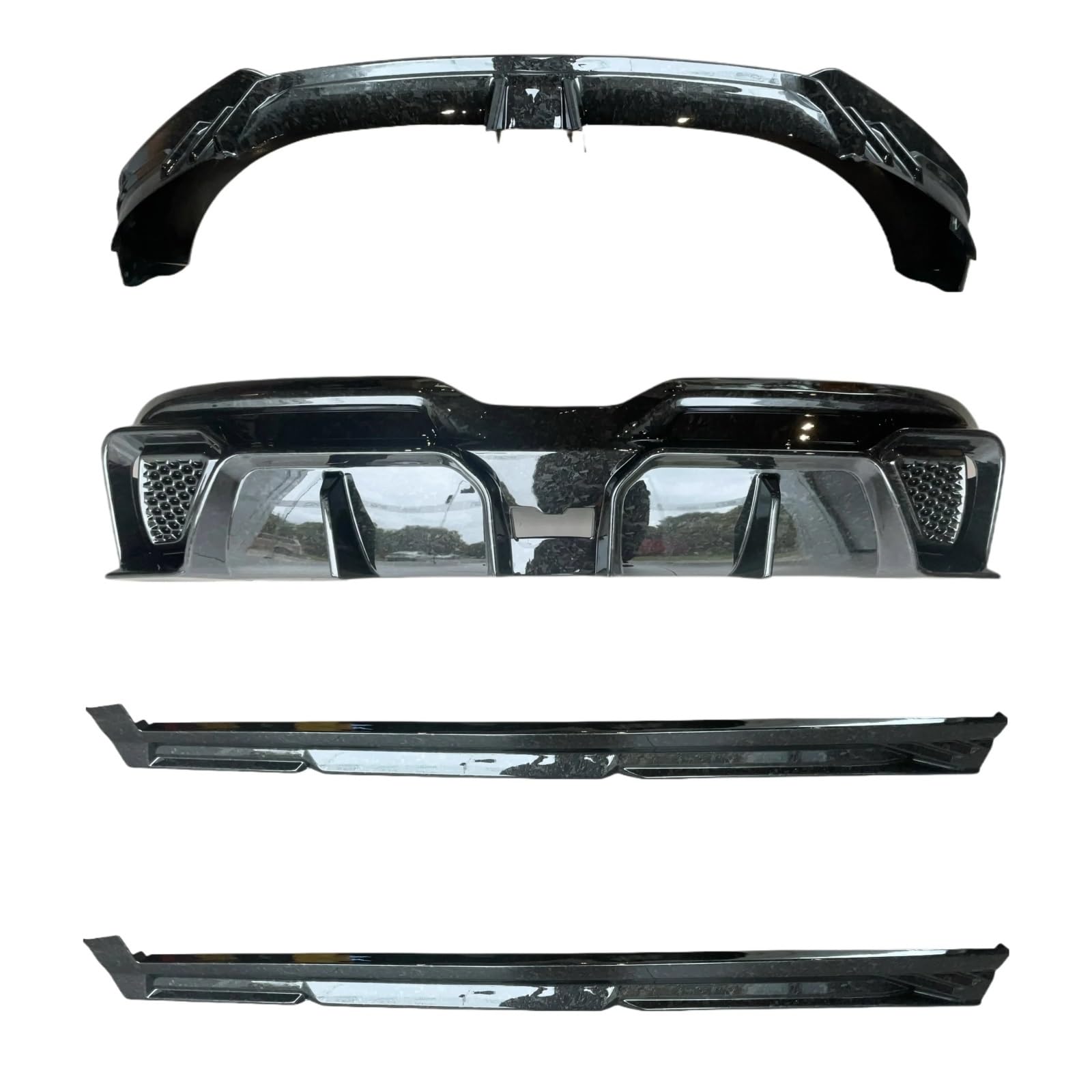 DACOLWZING Frontlippe Seitenschweller Heckdiffusor Kompatibel for MG MG4 EV Body Kit MG4 Teile ändern Autozubehör DACOLWZING Frontlippe Seitenschweller Heckdiffusor Kompatibel for MG MG4 EV Body Kit MG4 Teile ändern Autozubehör von DACOLWZING