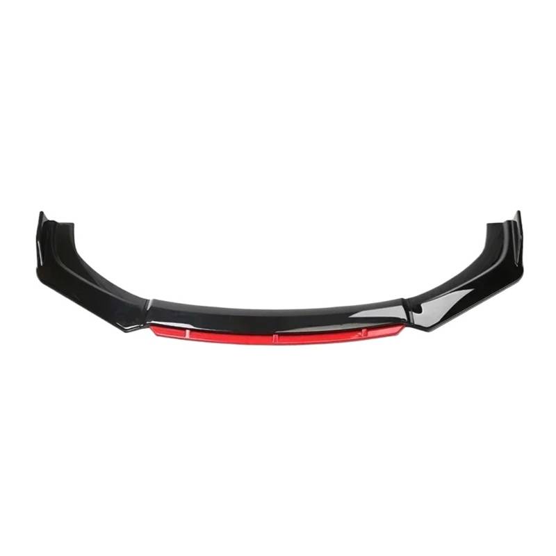 DACOLWZING Frontlippe Stoßstange Spoiler Splitter Diffusor Bodykit Zubehör Kompatibel for Audi A4 S4 A6 S6 Wagon Awant B6 B7 B8 Allzweck(Black Red) von DACOLWZING