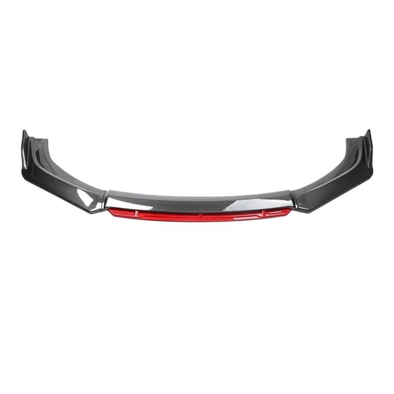 DACOLWZING Frontlippe Stoßstange Spoiler Splitter Diffusor Bodykit Zubehör Kompatibel for Audi A4 S4 A6 S6 Wagon Awant B6 B7 B8 Allzweck(Carbon Red) von DACOLWZING