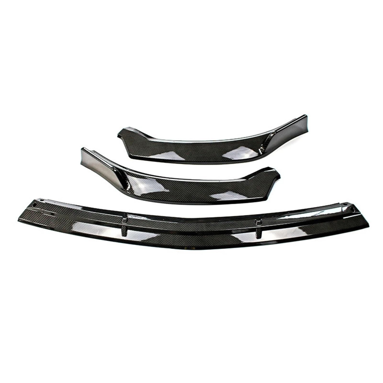 DACOLWZING Frontlippen-Stoßstangenschutz, Schutzabdeckung, vorderer unterer Spoiler, Spoilerdiffusor, kompatibel mit Mercedes Benz A-Klasse W177 V177 2018–2023(Carbon look) von DACOLWZING