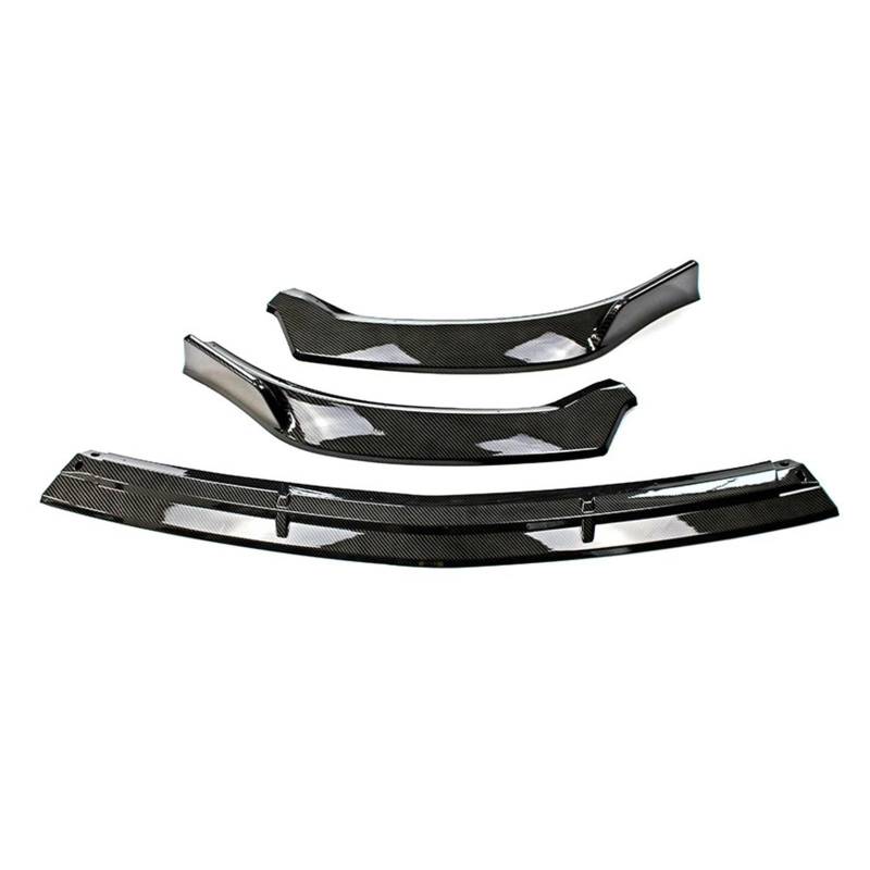 DACOLWZING Frontlippen-Stoßstangenschutz, Schutzabdeckung, vorderer unterer Spoiler, Spoilerdiffusor, kompatibel mit Mercedes Benz A-Klasse W177 V177 2018–2023(Carbon look) von DACOLWZING