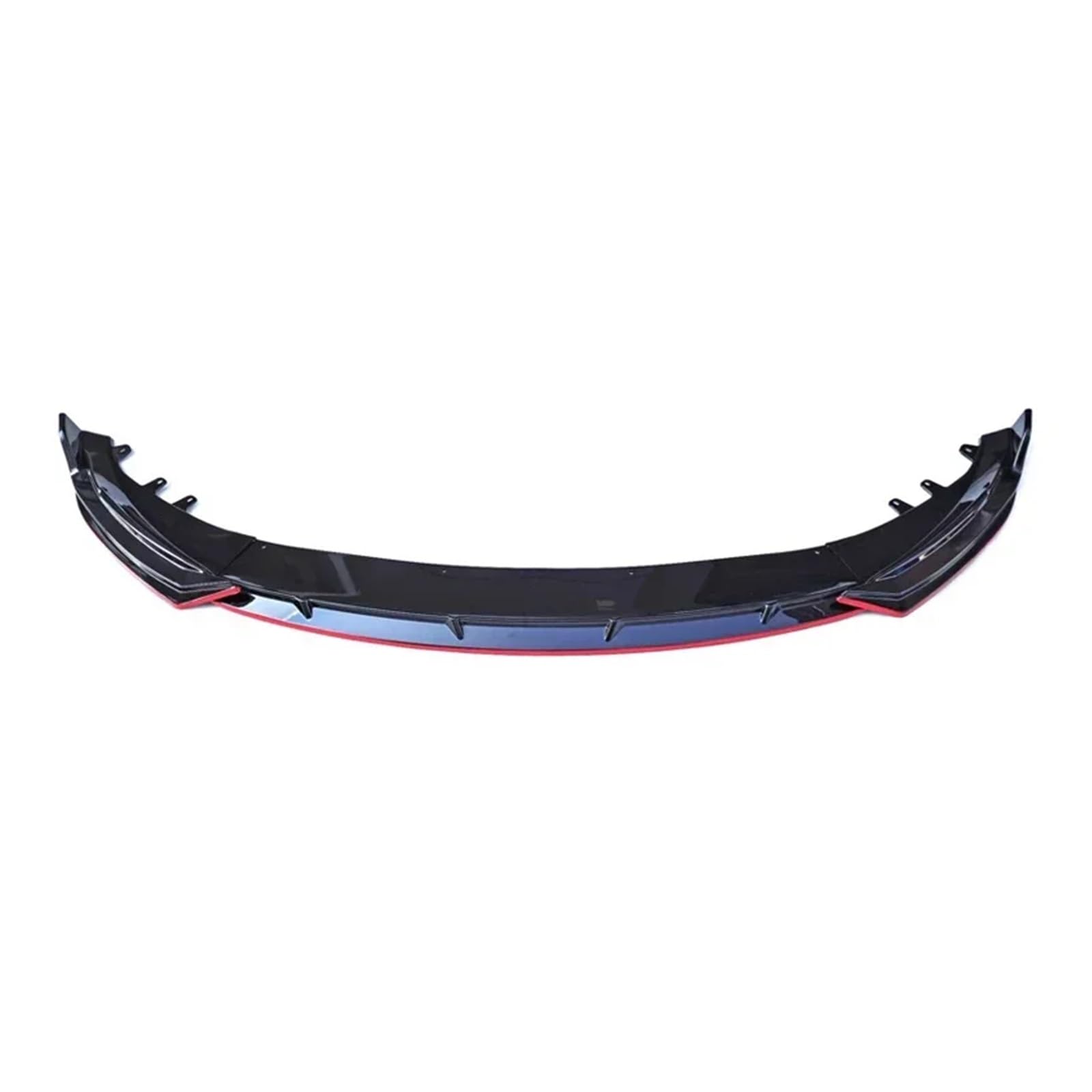DACOLWZING Frontlippensplitter Stoßstangenspoiler Karosserie-Kit Unterer Schutz Autozubehör Kompatibel for BYD -Seal EV 2022 2023 2024(Glossy Black-Red) von DACOLWZING