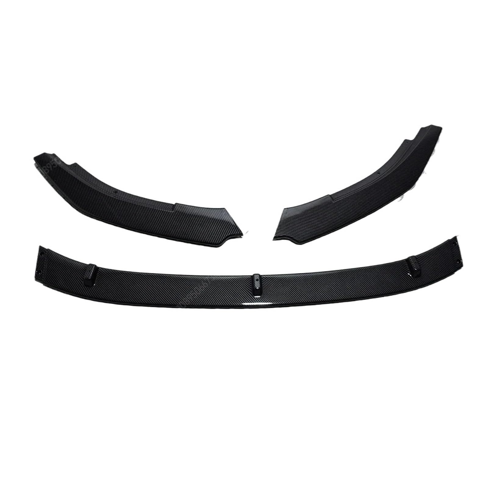 DACOLWZING Frontschürze Lip Spoiler Splitter Diffusor Abdeckung Deflektor Kompatibel for VW Golf 6 MK6 GTI GTD 2009-2013(Carbon Look) von DACOLWZING