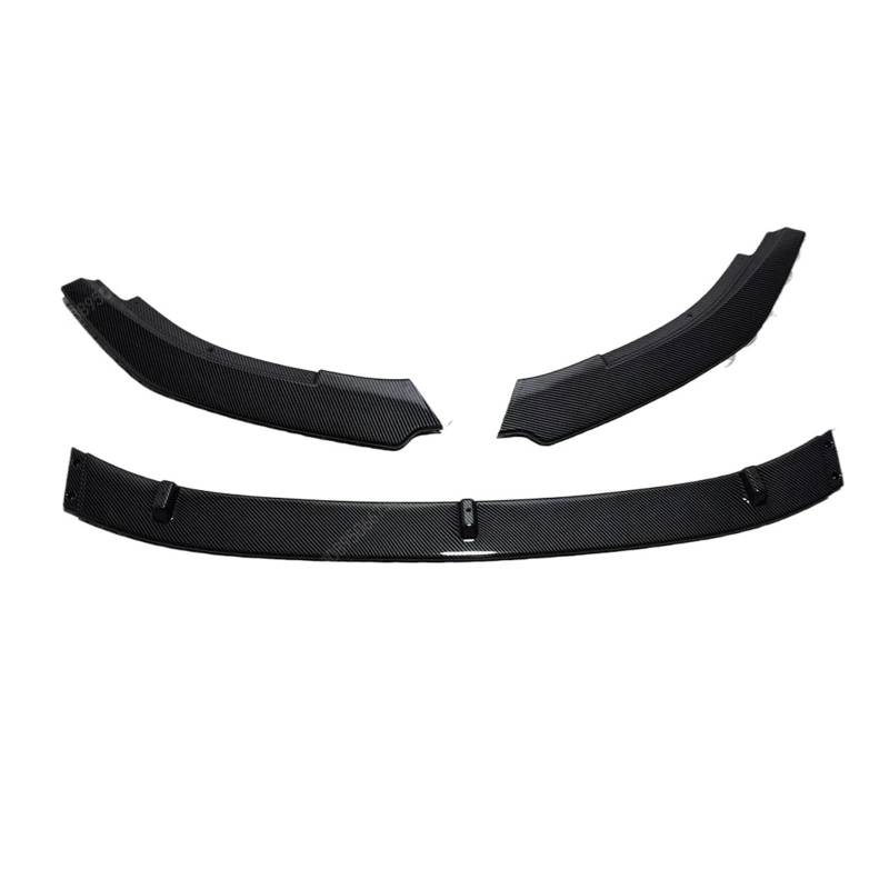DACOLWZING Frontschürze Lip Spoiler Splitter Diffusor Abdeckung Deflektor Kompatibel for VW Golf 6 MK6 GTI GTD 2009-2013(Carbon Look) von DACOLWZING