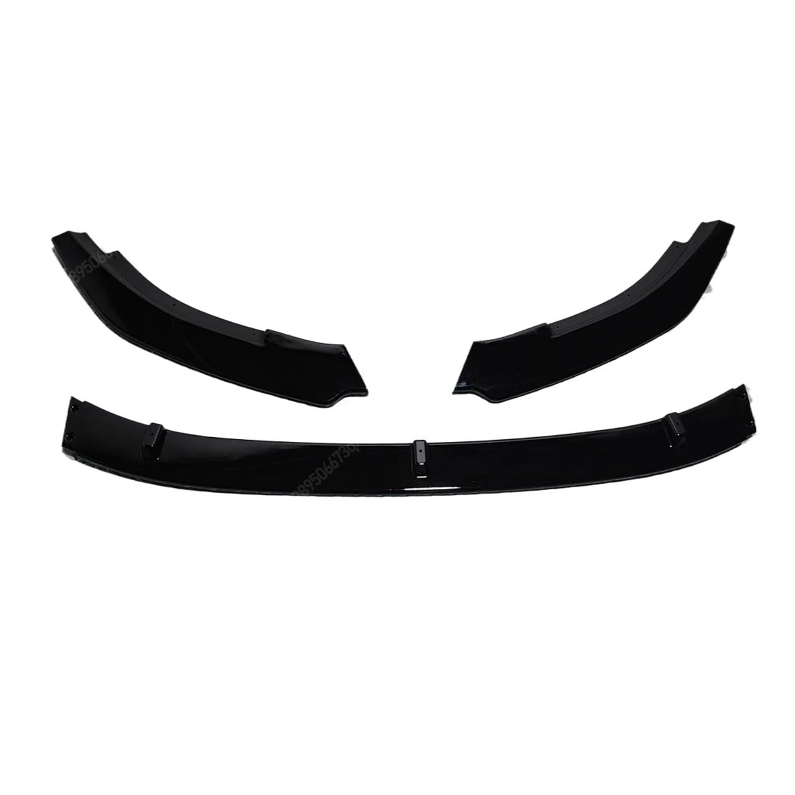 DACOLWZING Frontschürze Lip Spoiler Splitter Diffusor Abdeckung Deflektor Kompatibel for VW Golf 6 MK6 GTI GTD 2009-2013(Gloss Black) von DACOLWZING