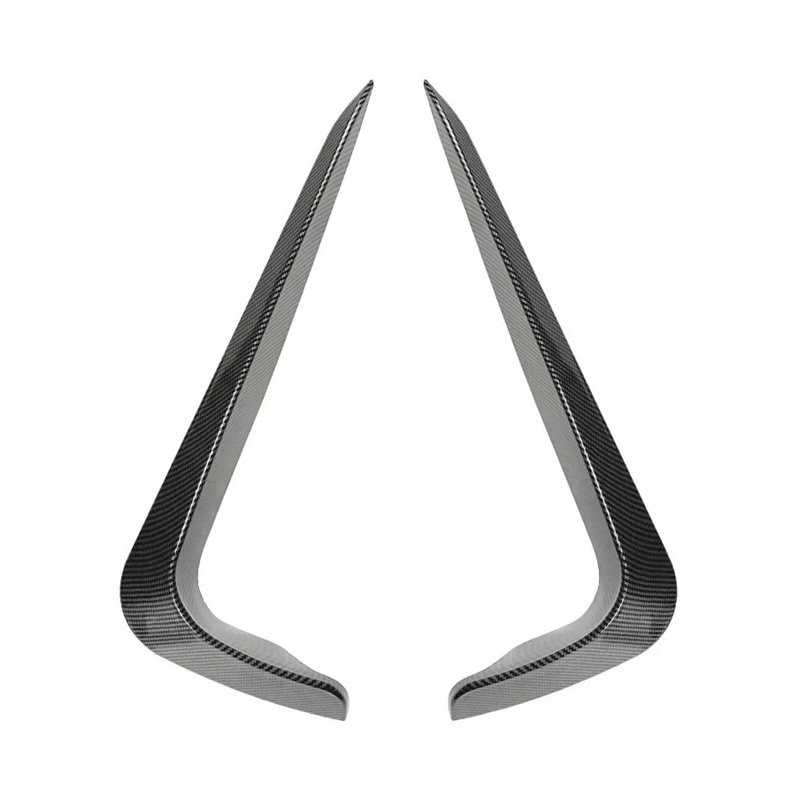 DACOLWZING Frontspoiler, Nebelscheinwerfer-Grillabdeckung, Luftmesser-Splitter, kompatibel mit BMW 3er E90 E91 M Sport 2009 2010 2011 2012, Karosserie-Ziersätze(Carbon look) von DACOLWZING