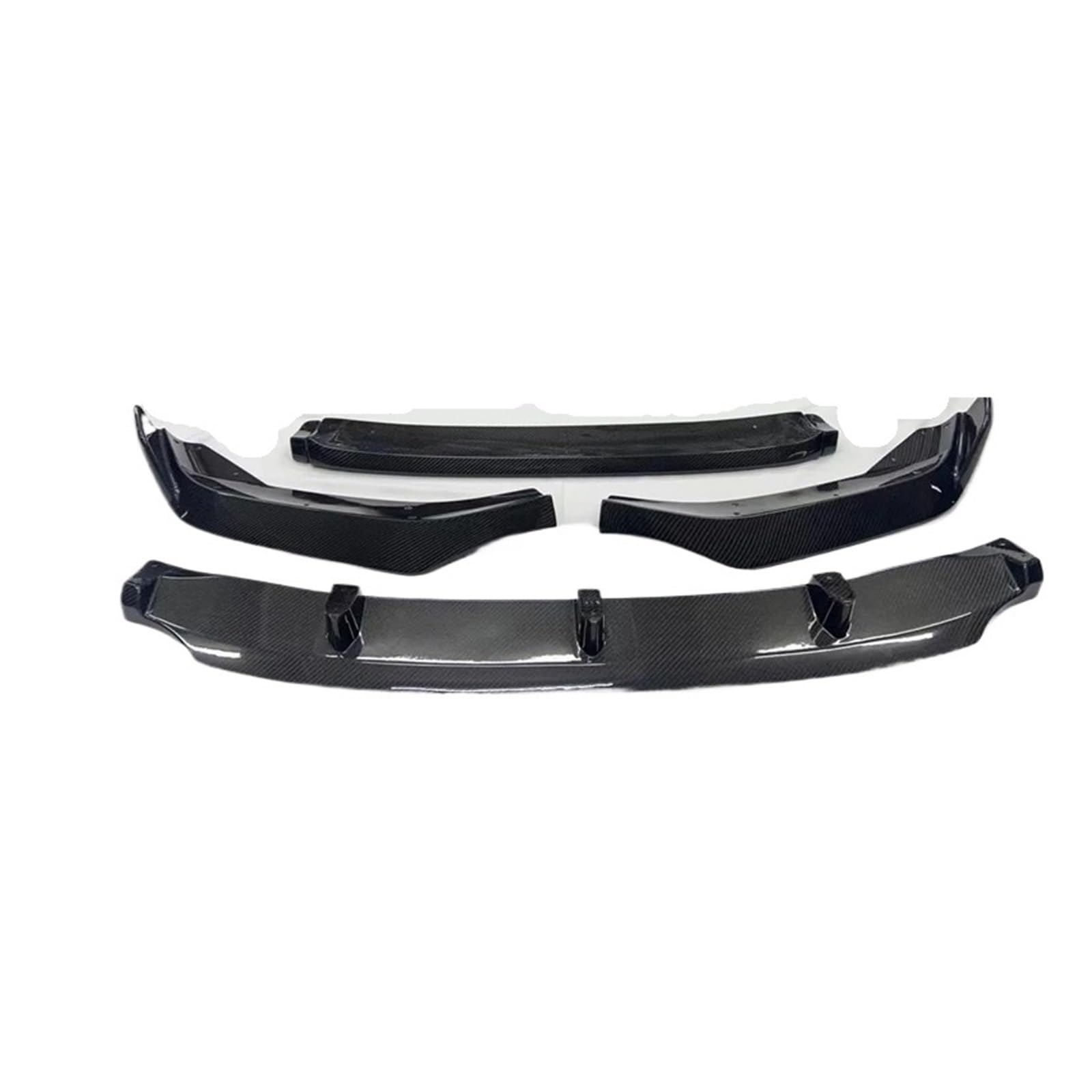 DACOLWZING Frontspoilerlippe, Heckdiffusor, Seitenschweller-Kit, Spoiler-Modifikation, kompatibel mit BMW X5 F15 2014 2015 2016 2017 2018, Kohlefaser(Front Lip) von DACOLWZING