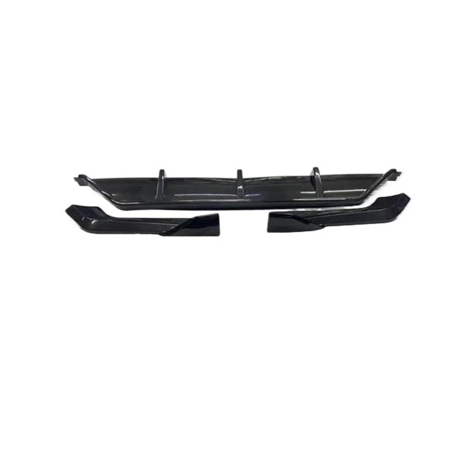 DACOLWZING Frontspoilerlippe, Heckdiffusor, Seitenschweller-Kit, Spoiler-Modifikation, kompatibel mit BMW X5 F15 2014 2015 2016 2017 2018, Kohlefaser(Rear Diffuser) von DACOLWZING