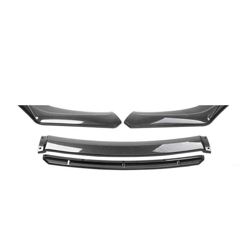 DACOLWZING Frontspoilerlippe, Seitenspoiler, Splitter, Diffusor, Bodykit, Schutzdeflektor, Autozubehör, kompatibel mit Mitsubishi -Lancer 2008-2017, 4-teilig(Carbon Look) von DACOLWZING