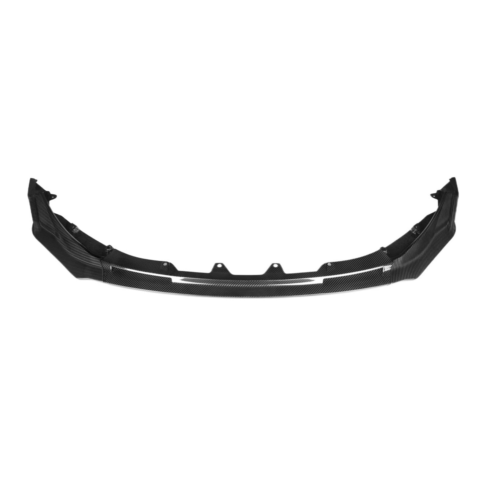 DACOLWZING Frontspoilerlippe, Splitter, Bodykit, Lippe mit Canards, Autozubehör, kompatibel mit BMW M3 G80 M4 G82 G83 2021- Dry Carbon 3-teilig(V style) von DACOLWZING