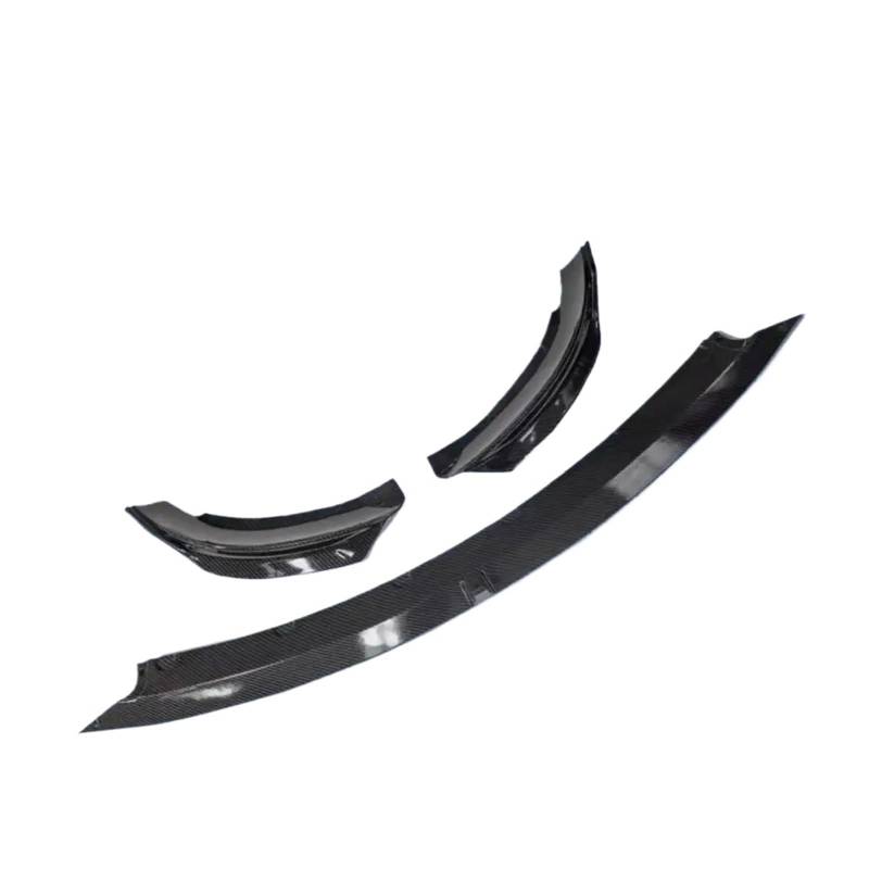 DACOLWZING Frontspoilerlippe Carbon Black Body PP Schutzabdeckung for die Modifikation der vorderen unteren Stoßstange Kompatibel mit Tesla Model 3 2023&Y 2024(Model 3 Carbon Black) von DACOLWZING