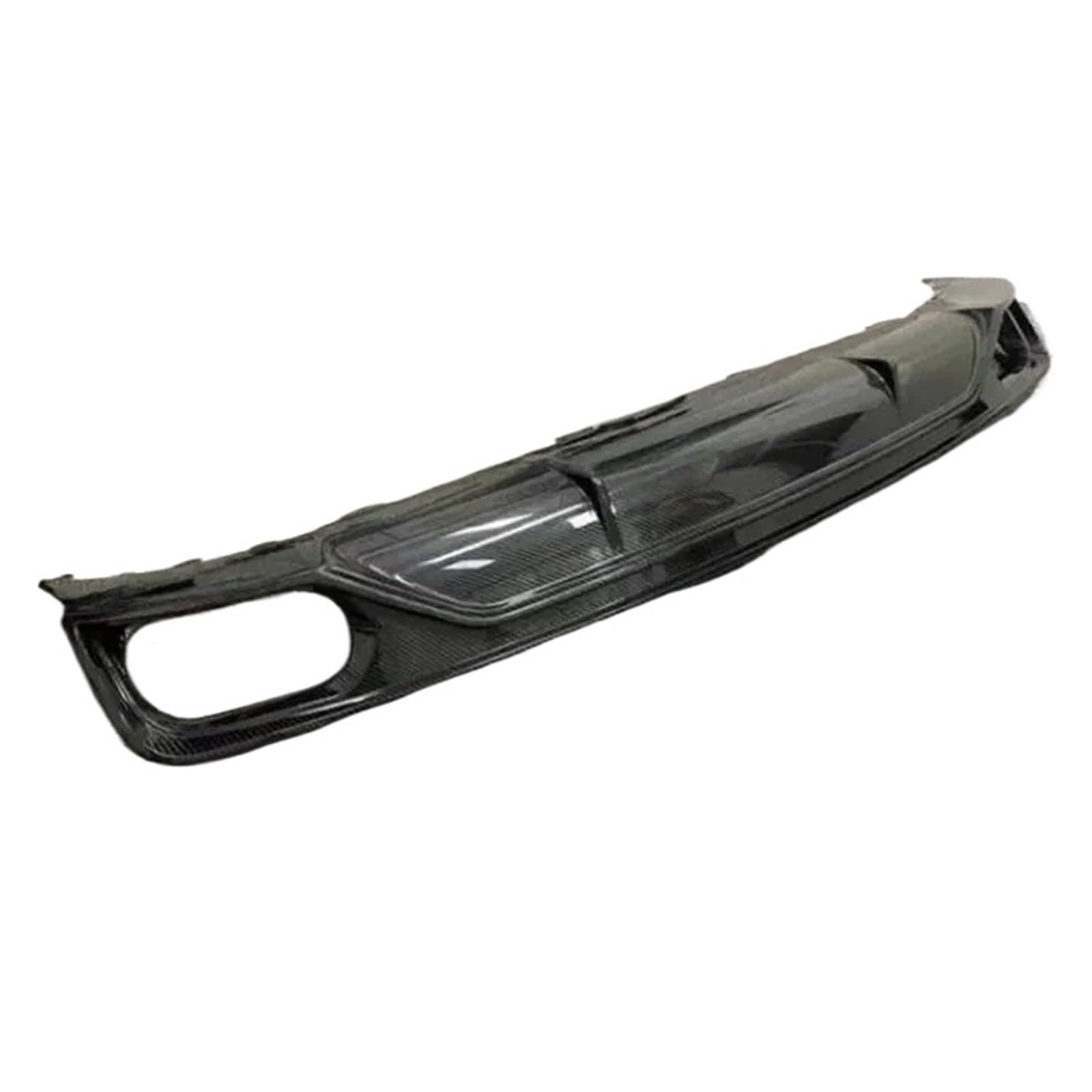 DACOLWZING Frontspoilerlippe Heckspoilerdiffusor Kompatibel for Audi Q8 2019-2023 ABT Style Echtkohlefaser(Diffuser) von DACOLWZING