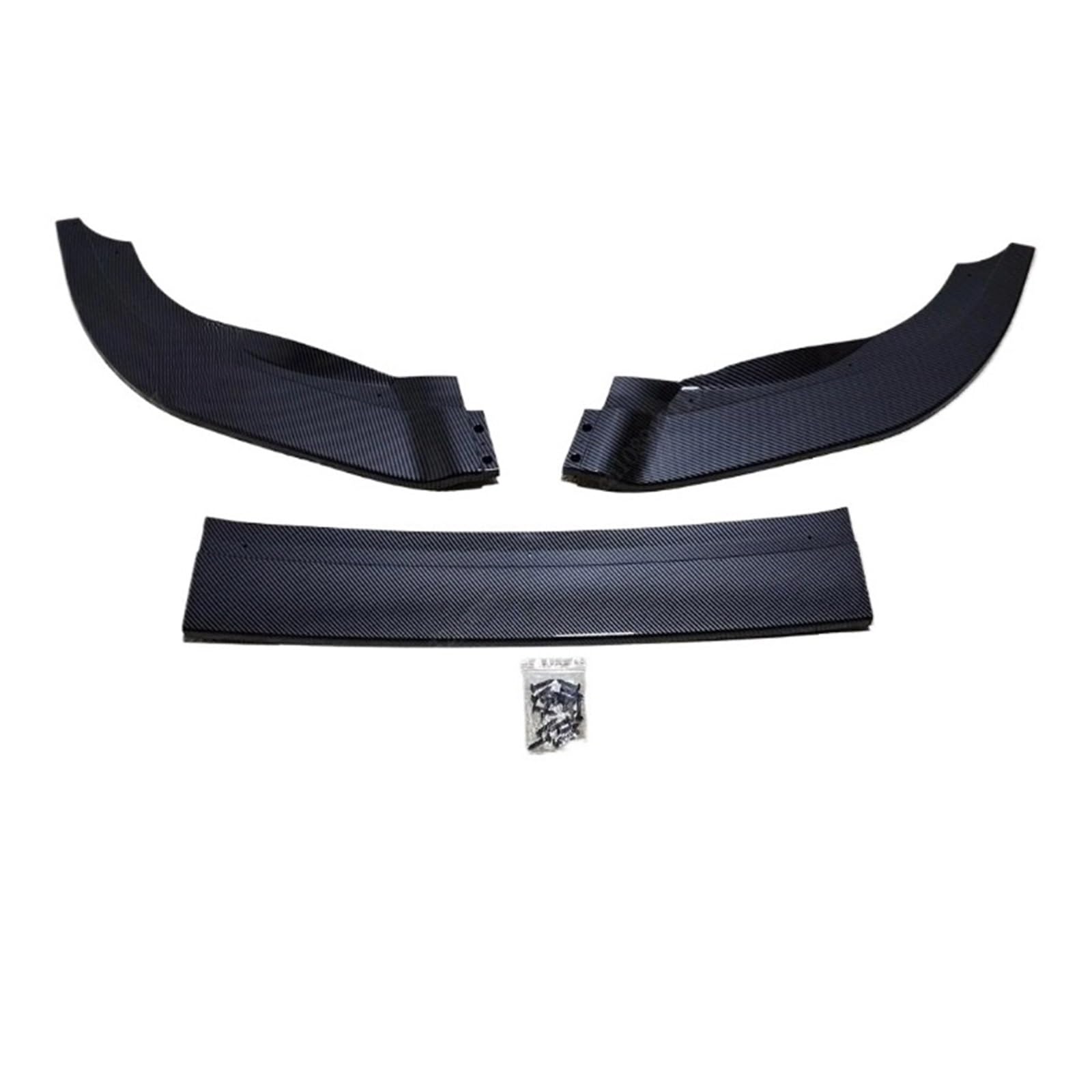 DACOLWZING Frontspoilerlippe Splitter Diffusor Deflektor Canard Spoiler Body Kits Tuning Kompatibel for VW Golf 6 MK6 R R20 2008-2013(Carbon Look) von DACOLWZING