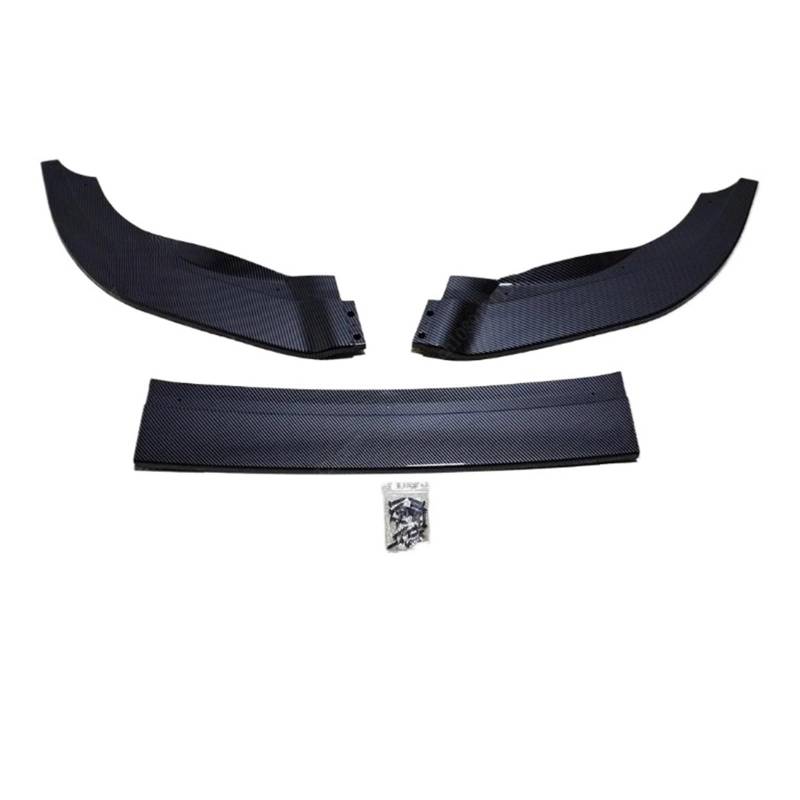 DACOLWZING Frontspoilerlippe Splitter Diffusor Deflektor Canard Spoiler Body Kits Tuning Kompatibel for VW Golf 6 MK6 R R20 2008-2013(Carbon Look) von DACOLWZING