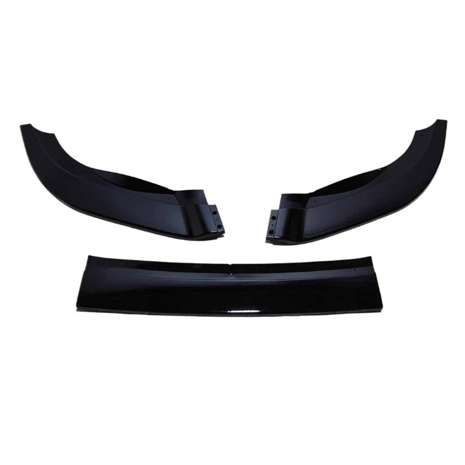 DACOLWZING Frontspoilerlippe Splitter Diffusor Deflektor Canard Spoiler Body Kits Tuning Kompatibel for VW Golf 6 MK6 R R20 2008-2013(Gloss Black) von DACOLWZING