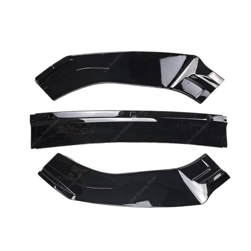 DACOLWZING Frontspoilerlippe Splitter Diffusor Nachrüstung Kompatibel for Fiesta MK8 ST ST-line 2017-2021 Pre-Facelift Bodykits Tuning von DACOLWZING