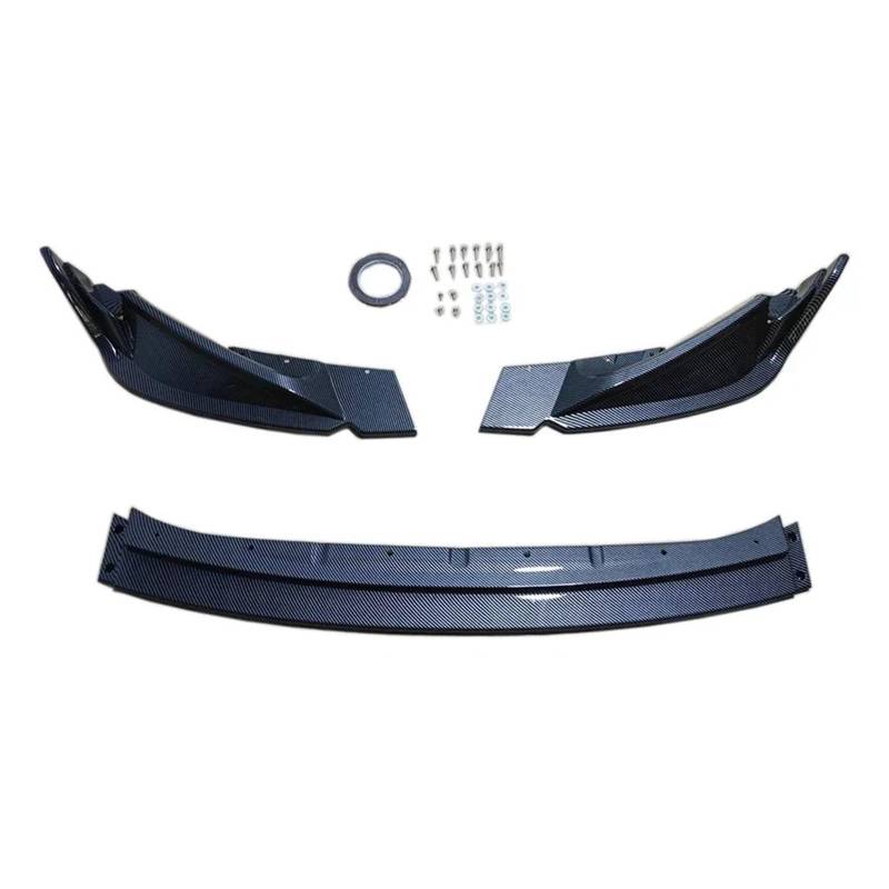 DACOLWZING Frontspoilerlippe Splitter Diffusor Spoiler Schutzfolie Kompatibel for BMW M3 G80 M4 G82 2021-2024 Spoiler Body Kits Zubehör(Carbon Look) von DACOLWZING