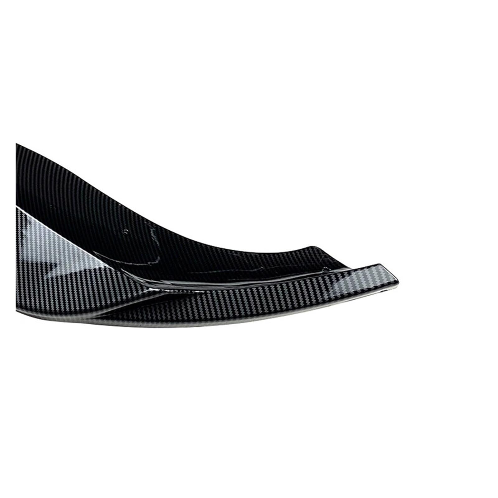 DACOLWZING Frontspoilerlippe Splitterabdeckung Ersatz Kompatibel for BMW X3 G01 X4 G02 IX3 G08 2021 2022+ M Pack Glänzend Schwarz ABS(Carbon Fiber Look) von DACOLWZING