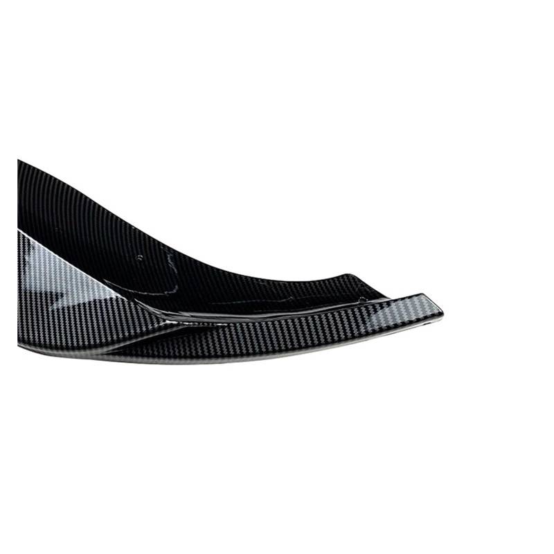 DACOLWZING Frontspoilerlippe Splitterabdeckung Ersatz Kompatibel for BMW X3 G01 X4 G02 IX3 G08 2021 2022+ M Pack Glänzend Schwarz ABS(Carbon Fiber Look) von DACOLWZING