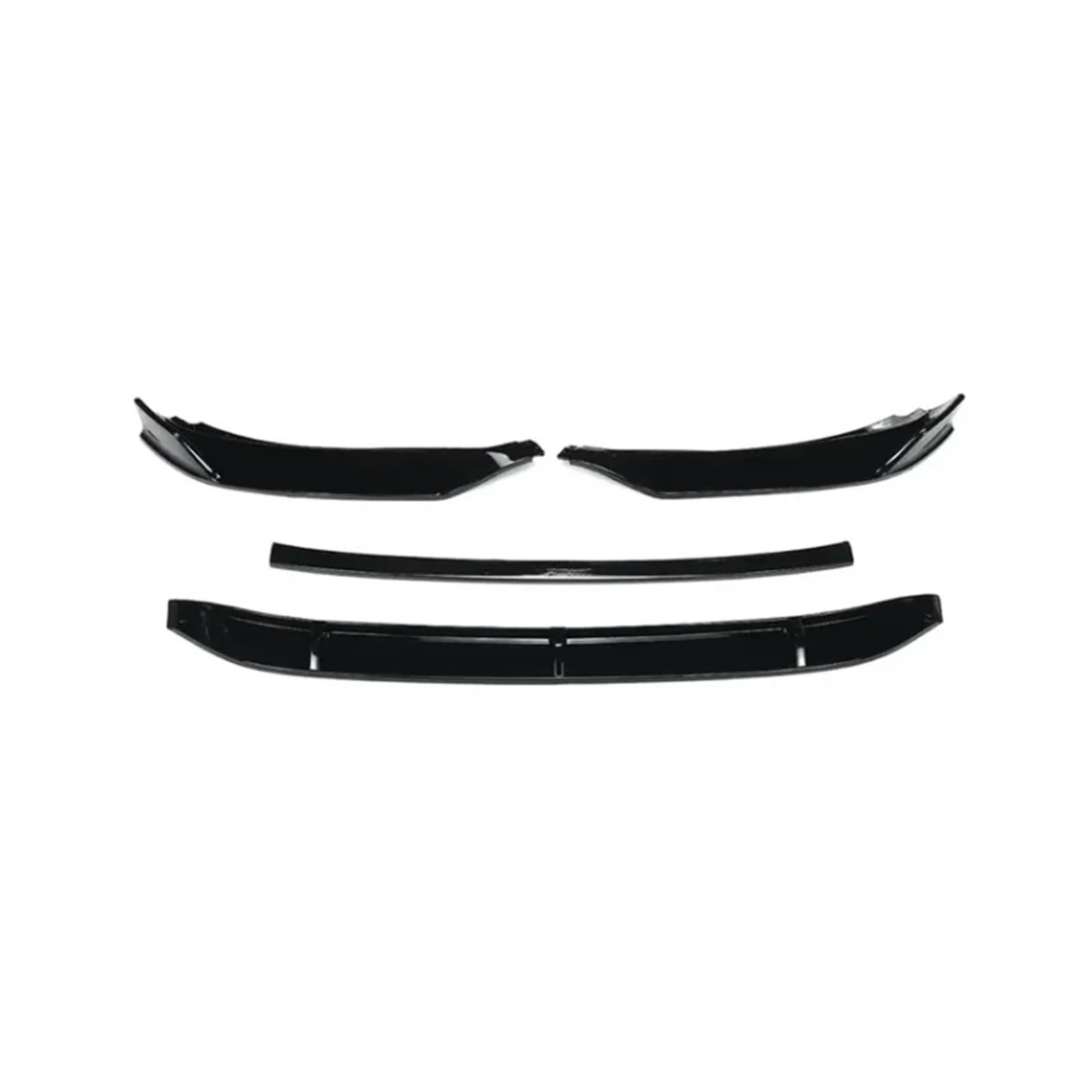 DACOLWZING Frontspoilerlippe Unterkörper-Kit Diffusor Splitter Tuning Guard Kompatibel for VW -Passat B8 2017 2018 2019 ABS Glänzend schwarz(Gloss Black) von DACOLWZING