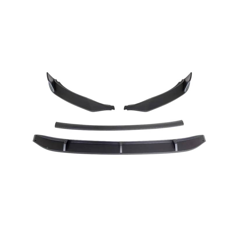 DACOLWZING Frontspoilerlippe Unterkörper-Kit Diffusor Splitter Tuning Guard Kompatibel for VW -Passat B8 2017 2018 2019 ABS Glänzend schwarz(Matte Black) von DACOLWZING
