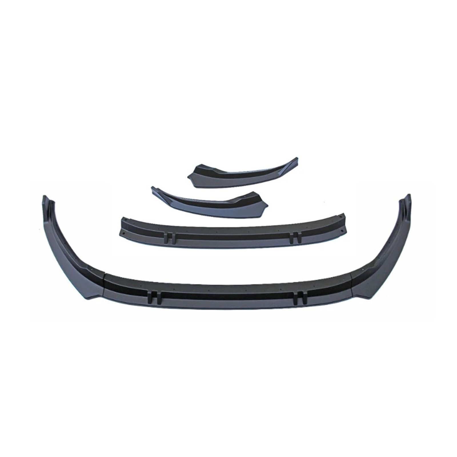 DACOLWZING Frontspoilerlippe Unterkörper-Kit Diffusor Splitter Tuningschutz Kompatibel for Audi S3 / A3 S-Line 8Y 2021 2022 2023 ABS glänzend(Matte Black) von DACOLWZING