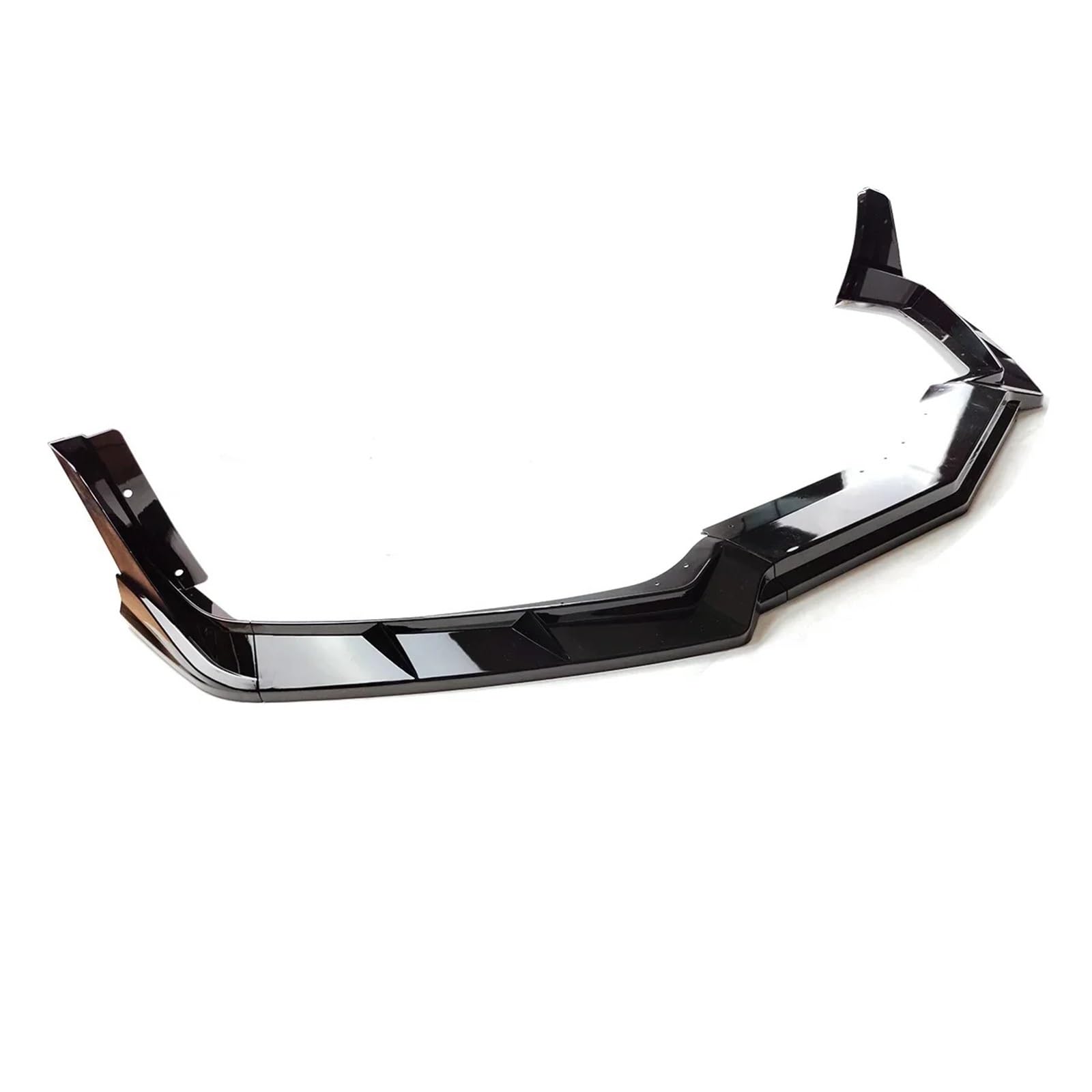 DACOLWZING Frontspoilerlippe im ZR1-Stil, Splitter-Winglet-Spoiler, kompatibel mit Corvette C8 STG Z51 2020–2023, Carbonfaser-Optik, glänzend schwarz, matt schwarz(Glossy Black) von DACOLWZING