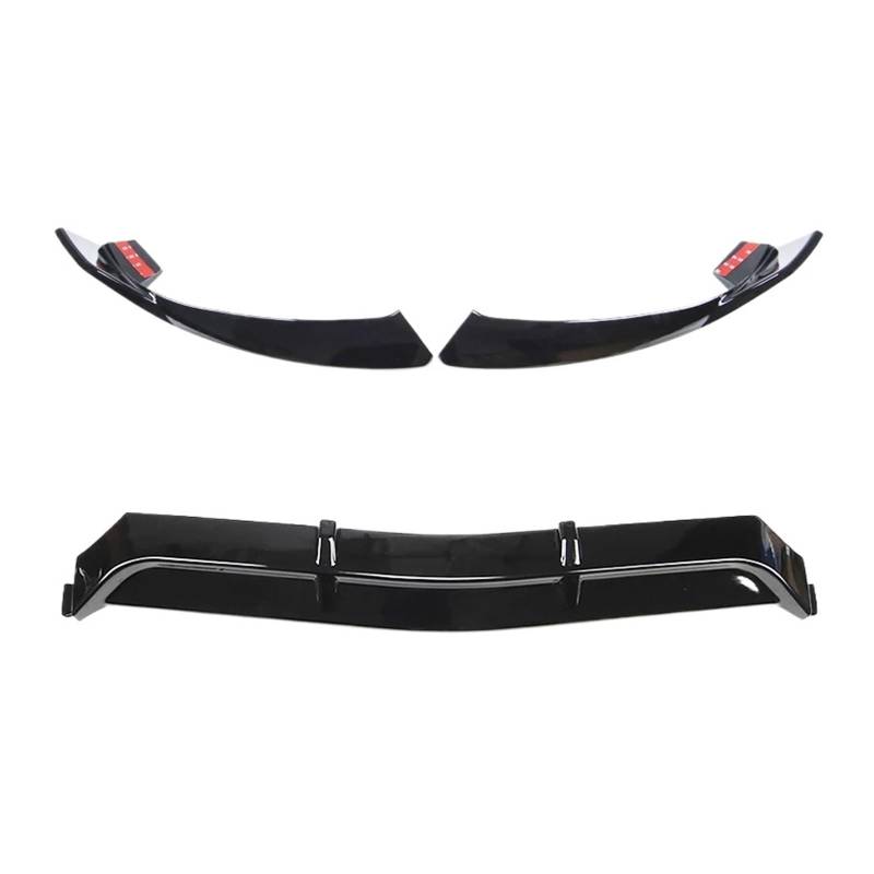 DACOLWZING Frontstoßstange Lip Body Kit Spoiler Splitter Diffusor Kompatibel for Mercedes Benz C Klasse W205 C205 Coupe C200 C250 C260 C300 C400 C450(Black(2014-2018)) von DACOLWZING