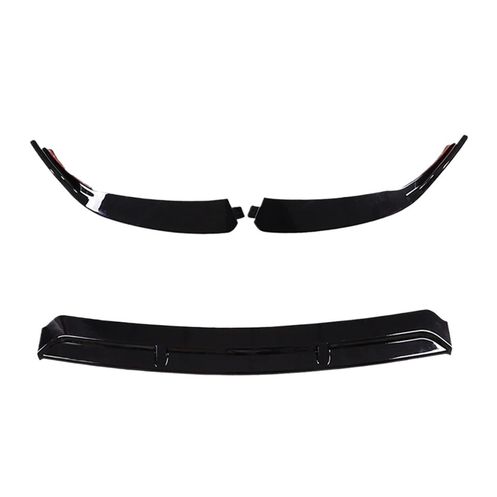 DACOLWZING Frontstoßstange Lip Body Kit Spoiler Splitter Diffusor Kompatibel for Mercedes Benz C Klasse W205 C205 Coupe C200 C250 C260 C300 C400 C450(Black(2019-2021)) von DACOLWZING