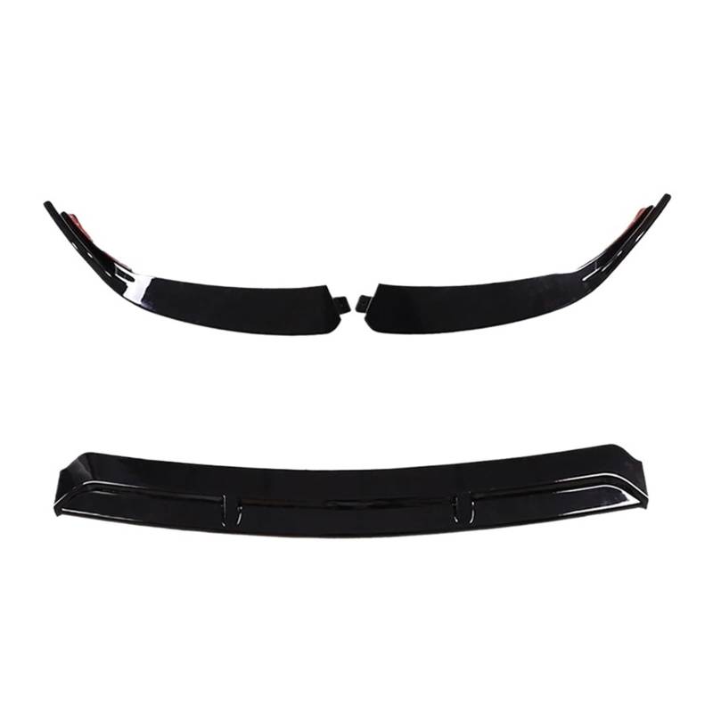 DACOLWZING Frontstoßstange Lip Body Kit Spoiler Splitter Diffusor Kompatibel for Mercedes Benz C Klasse W205 C205 Coupe C200 C250 C260 C300 C400 C450(Black(2019-2021)) von DACOLWZING