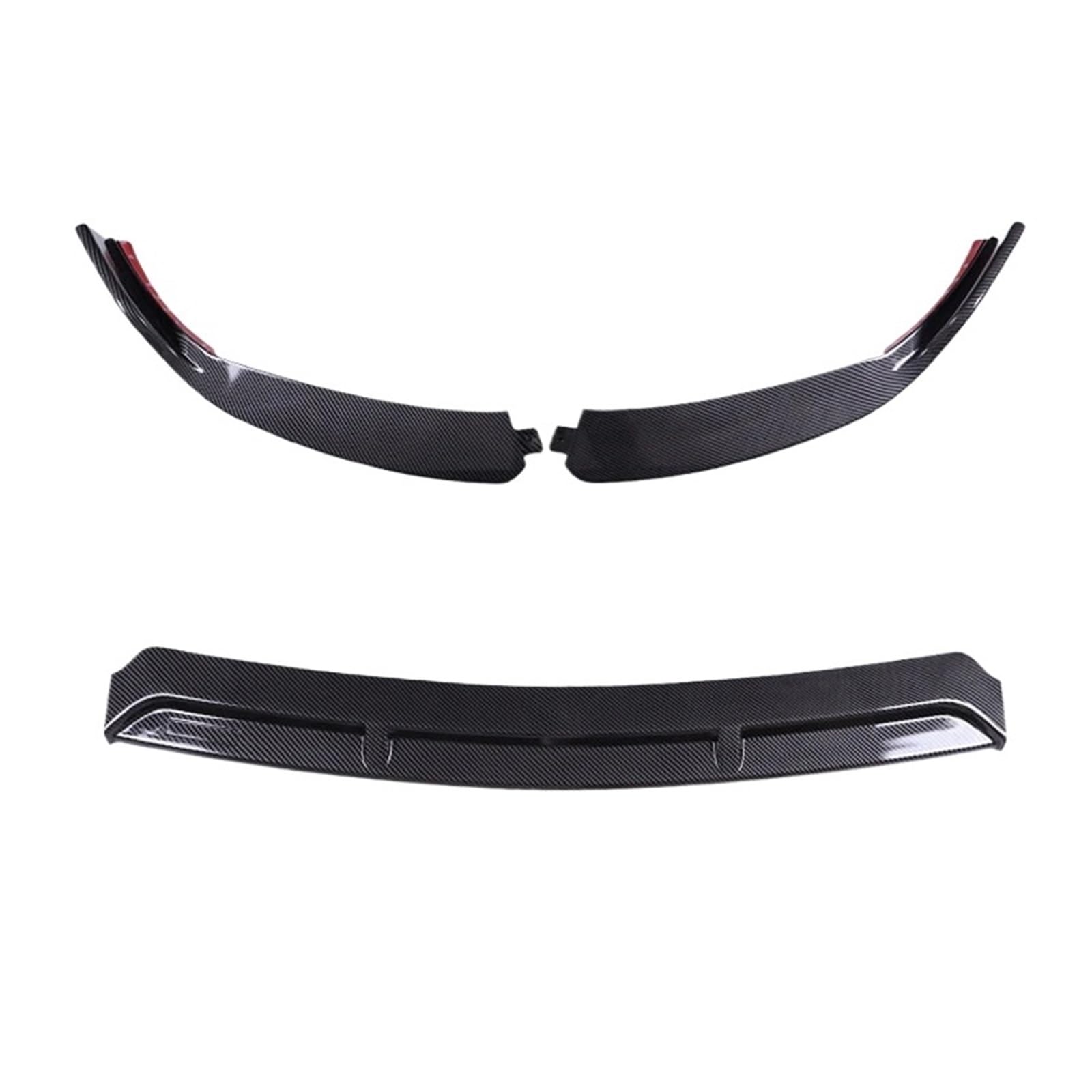 DACOLWZING Frontstoßstange Lip Body Kit Spoiler Splitter Diffusor Kompatibel for Mercedes Benz C Klasse W205 C205 Coupe C200 C250 C260 C300 C400 C450(Carbon lines 2019-21) von DACOLWZING